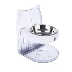 Comedero regulable en altura TIAKI Lilly para gatos - 480 ml