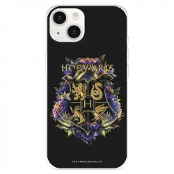 Funda Para Iphone 15 Plus Oficial De Harry Potter Hogwarts Floral - Harry Potter