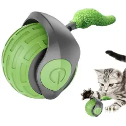 IntiMeg Pelota interactiva para gatos y perros - 360° - Azul
