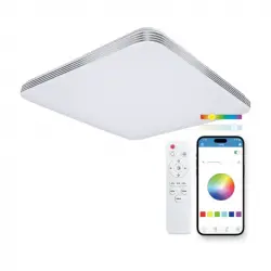 Ksix Twilight Plafón Smartled RGBIC 47.5 Cm 7700 Lm 70W Blanco