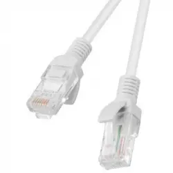 Lanberg Pack de 10 Cables de Red RJ45 UTP Cat.5e 50cm Gris