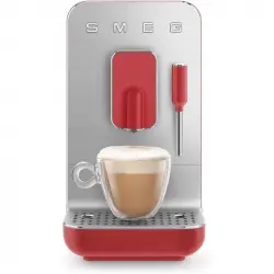 Smeg BCC02RDMEU Cafetera Espresso Superautomática con Vaporizador 19 Bares Roja
