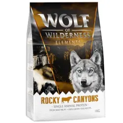 Wolf of Wilderness Elements Rocky Canyons con vacuno - 1 kg