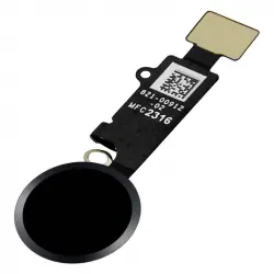 Avizar Repuesto Botón Home Negro con Banda de Conexión para iPhone 7