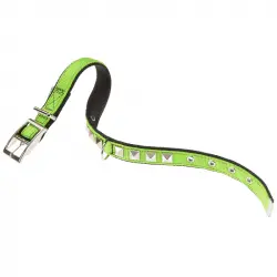 Collar Dual para perros Green Black Ferplast, Tallas 27-35 Cms