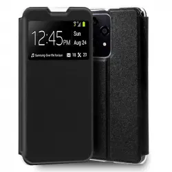 Cool Flip Cover Funda Tipo Libro Liso Negra para Honor 200 Lite