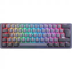 Ducky One 3 Mini Cosmic Blue Teclado Mecánico Gaming Switch MX-Silent Red RGB PBT Azul