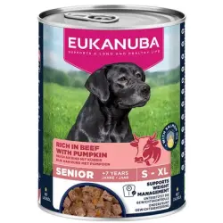 Eukanuba Senior rico en vacuno con calabaza - 6 x 400 g