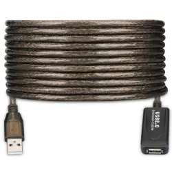Ewent EW1025 Cable USB 2.0 USB A 30m Negro