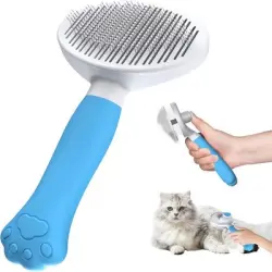 IntiMeg Cepillo de aseo para gatos y perros - Una pieza