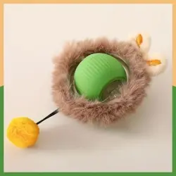 IntiMeg  eléctrico de peluche con forma de gato - Verde