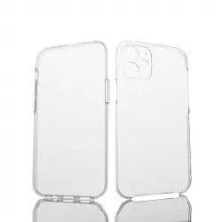Max Power Digital Funda Doble Cara 360 Grados Silicona Transparente Para Apple Iphone 12 Mini