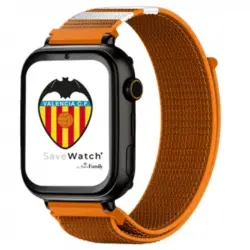SaveFamily Plus Smartwatch Ed. Valencia Negro Correa Tela Naranja No Incluye SIM