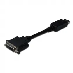 Digitus Cable Adaptador Displayport a DVI 15cm Negro