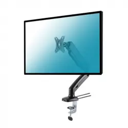 Kimex Soporte de Mesa Ajustable para Monitor 13"-27" + Puertos USB/Audio