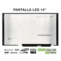Pantalla Led De 14" Para Portátil B140han06.8 Fhd 30 Pines