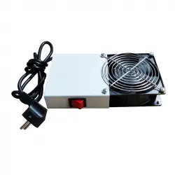 Phasak PHC 5741 Conjunto de Ventilación 1x120mm con Interruptor 1U para Rack Mural 19"