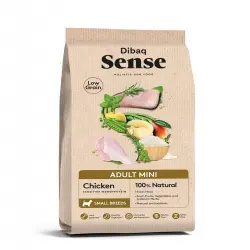 Pienso Dibaq Sense Low Grain Light y Senior Mini sabor Pollo