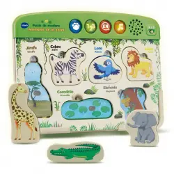 VTech Puzzle de Madera Animales de la Selva