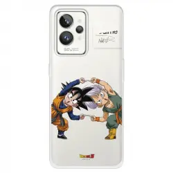 Funda Oficial de Dragon Ball Goten y Trunks Fusión Dragon Ball para Realme GT2 Pro