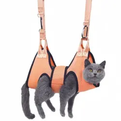 FurryFusion Hamaca de aseo para gatos de PetPlanet - L