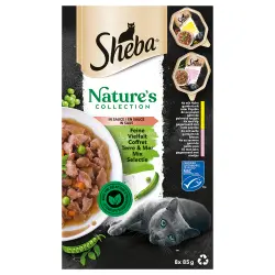 Sheba Nature's Collection 32 x 85 g en salsa para gatos - Delicada variedad