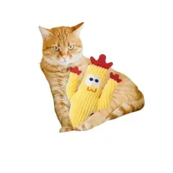 FurryFusion  de peluche de cactus para gatos - AMARILLO