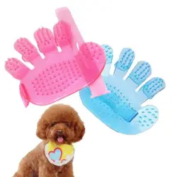 IntiMeg Guantes de baño y guantes de cinco dedos para gatos y perros - Artículo 1