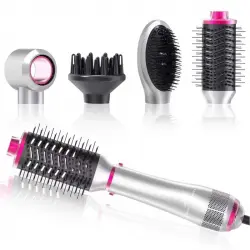 Lalano's Cosmetics One Step Hairstylist Cepillo Secador Voluminizador 4 en 1 Rosa