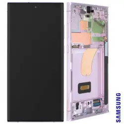 Lcd Completo Oficial Para Samsung S23 Ultra Cristal Táctil Y Chasis Lavanda
