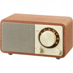 Sangean WR-7 Radio Portátil Bluetooth Madera Clara
