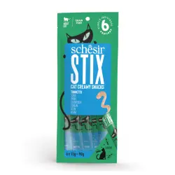 Schesir Stix Snacks Atún para gato 6 sobres x 15 g