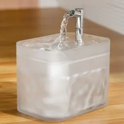 UAMLY Filtro de agua para gatos ultra silencioso de 1,5 l, con filtros - 1 pieza