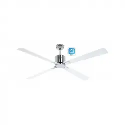 Ventilador De Techo Con Wifi Casafan Eco Neo Iii 152cm 948333w Blanco / Blanco Y Gris Claro