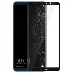 Avizar Protector Cristal Templado Antigrietas Borde Negro para Huawei Mate 10 Pro