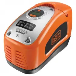 Black & Decker ASI300-QS Compresor Aire 230V CC 12V 160 PSI/11.03 bares con 3 Accesorios