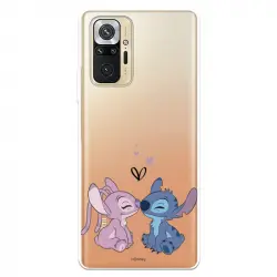 Funda Oficial de Disney Angel & Stitch Beso Lilo & Stitch para Xiaomi Redmi Note 10 Pro