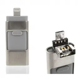 Ital i-Flash OTG 16GB USB/Micro USB/Lightning Plata