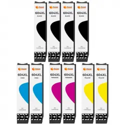 Pccom Essential Epson 604xl Cartucho Tinta Compatible Negro/cian/magenta/amarillo Pack 10