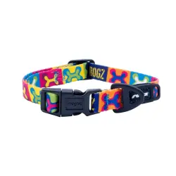 Rogz Collar PopArt para perros - 20–31 cm x 11 mm