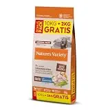 12 kg (10 + 2 kg ¡gratis!) Nature's Variety Healthy Grains Adult Medium Maxi Pescado Blanco pienso para perros