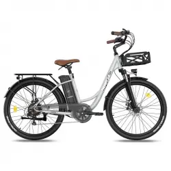 Fafrees F26 Lasting Bicicleta Eléctrica Motor 250W Batería 36V/20.3Ah Autonomía 160km Gris