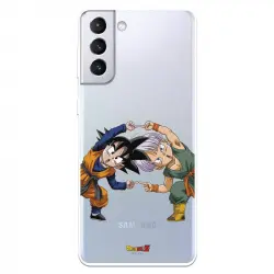 Funda Oficial de Dragon Ball Goten y Trunks Fusión Dragon Ball para Samsung Galaxy S21 Plus