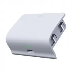 Gioteck BP2 S Batería Blanca + Cable Carga y Juega 4m para Xbox One S