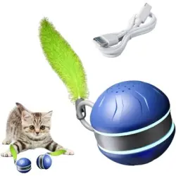 HausPets Pelota eléctrica interactiva gatos 2 velocidades, que simula caza - Artículo 1