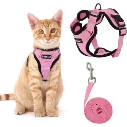MCBOSON Conjunto de arnés y correa para gatos - XS