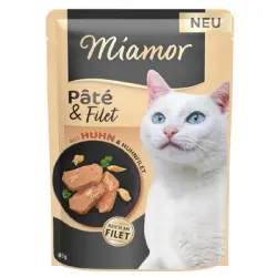 Miamor Pâté & Filet 30 x 85 g - Pack Ahorro - con pollo