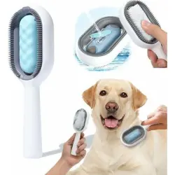 Pawffee Cepillo con depósito de agua para perros y gatos, masaje - 1 pieza
