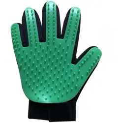 Pawffee Guante verde reutilizable mano derecha para perros y gatos - 1 pieza