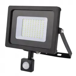 Simon Foco LED con Sensor PIR 30W Negro